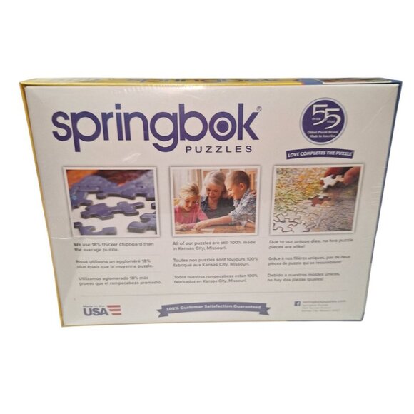 Springbok Canning Supplies Puzzle Jigsaw 500 Pieces Sealed Asparagus Pepper - Picture 2 of 6